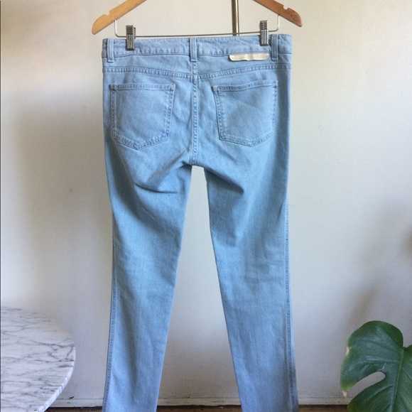 Stella McCartney Light Blue Skinny Crop Jeans - Picture 2 of 5